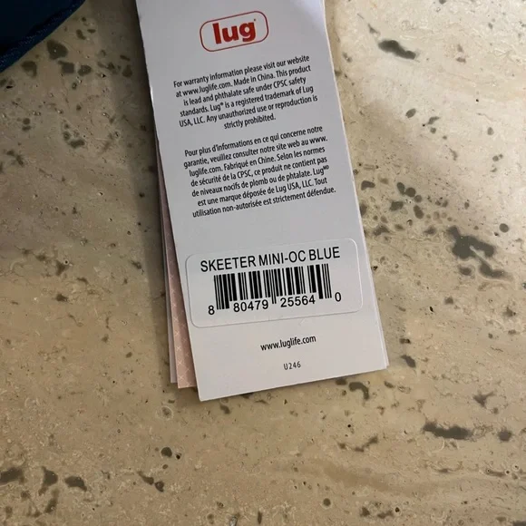 Lug Blue Quilted Crossbody Bag - Picture 3 of 6